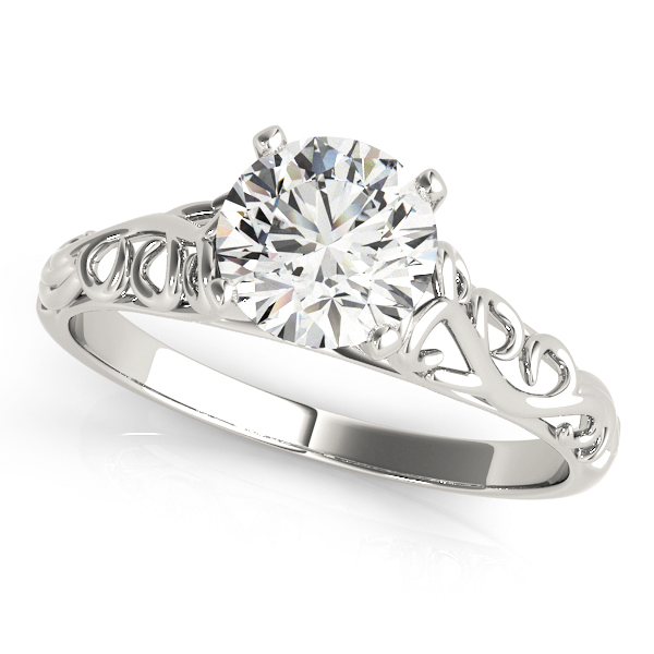 Cracia Natural 4 Prong  Solitaire Diamond Ring