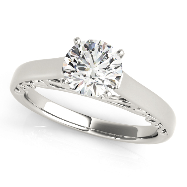 Alvrin Natural 4 Prong  Solitaire Diamond Ring
