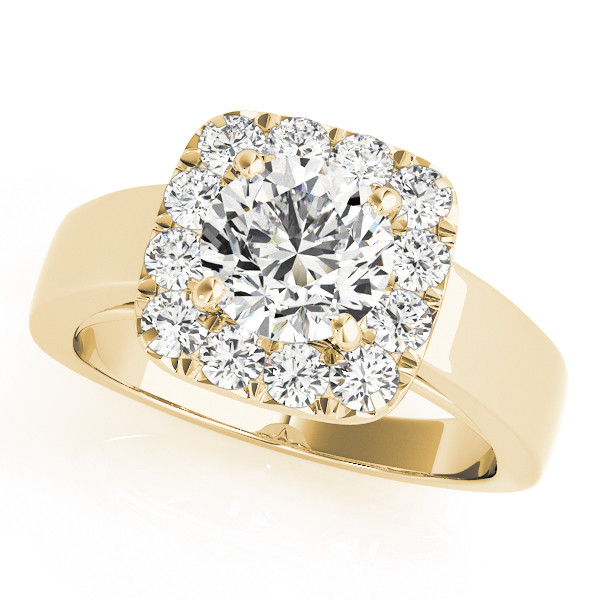 0.2 Ct Natural Round Cut Lennie Halo Diamond Rings in Silver 925