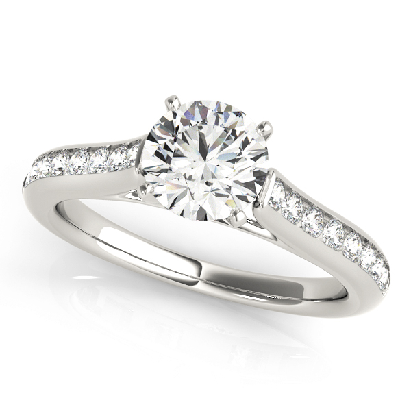 Zayd Lab-Created 4 Prong Setting Diamond Ring