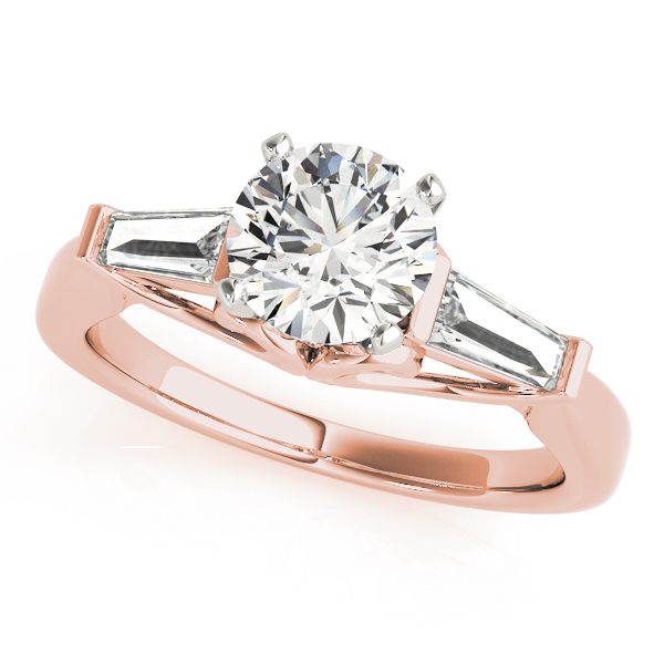 Yasmine Natural 4 Prong Set Diamond Ring