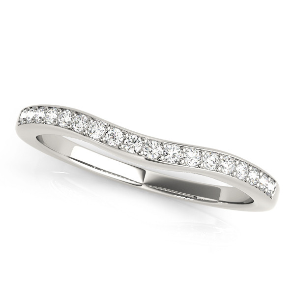 Xavian Natural Diamond Pave Setting Wedding Ring