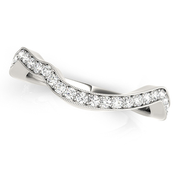 Xyon Lab Grown Diamond Platinum Pave Setting Women's Wedding Ring