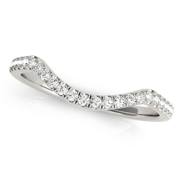 Xian Lab Grown Diamond White Gold Pave Setting Women's Wedding Ring