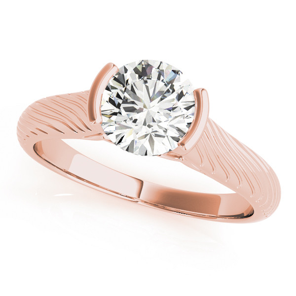 0.2 Ct Lab-Created Diamond Round Cut Marlee  Classic Solitaire Engagement Rings in Silver 925