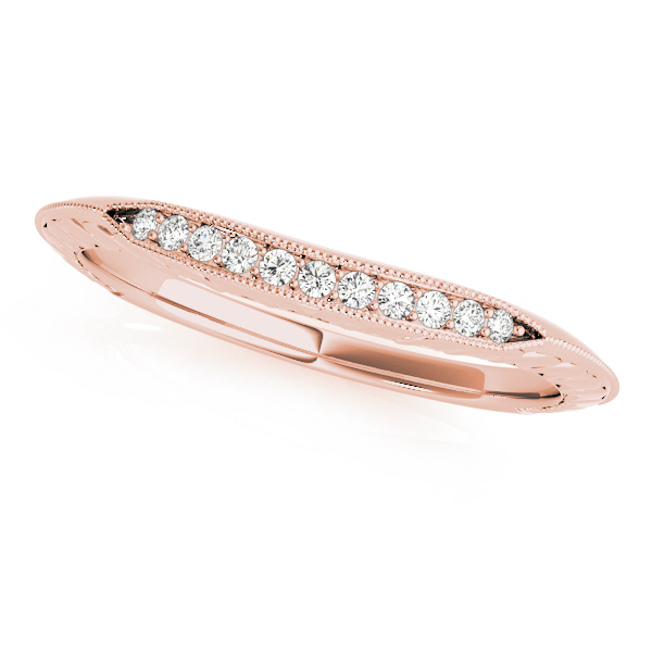 Alonya Lab Grown Rose Gold Pave set  Diamond Ring
