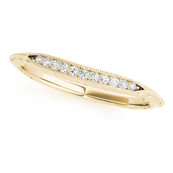 Alonya Lab Grown Yellow Gold Pave set  Diamond Ring
