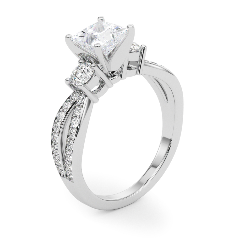 Valina Natural 4 Prong Set Diamond Ring