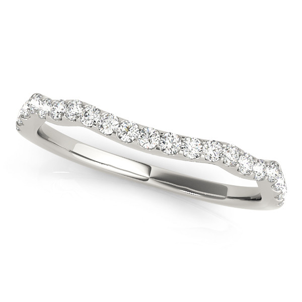 Xev Lab-Created Diamond Pave Setting Wedding Ring