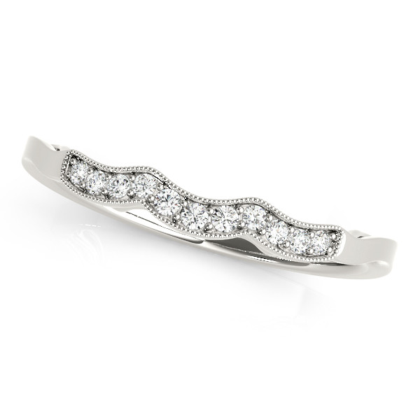 Xanthi Lab-Created Diamond Pave Setting Wedding Ring