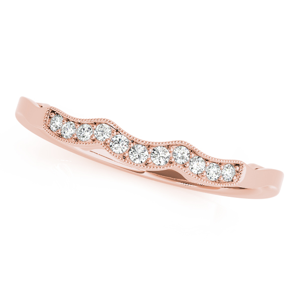 SunshineDiamonds Women's Wedding Wedding Rings in 9K Rose Gold and 0.05 Carat Lab Grown Diamond