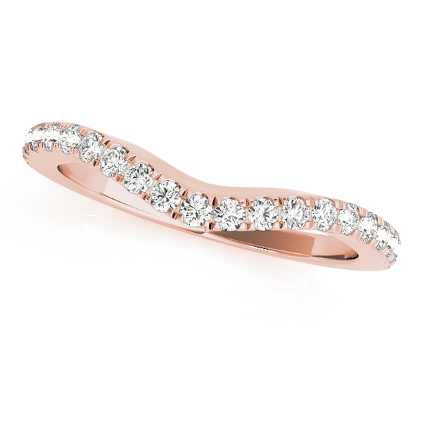 Xing Lab-Created Diamond Pave Setting Wedding Ring