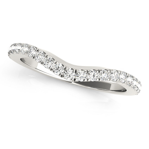 Xing Lab-Created Diamond Pave Setting Wedding Ring