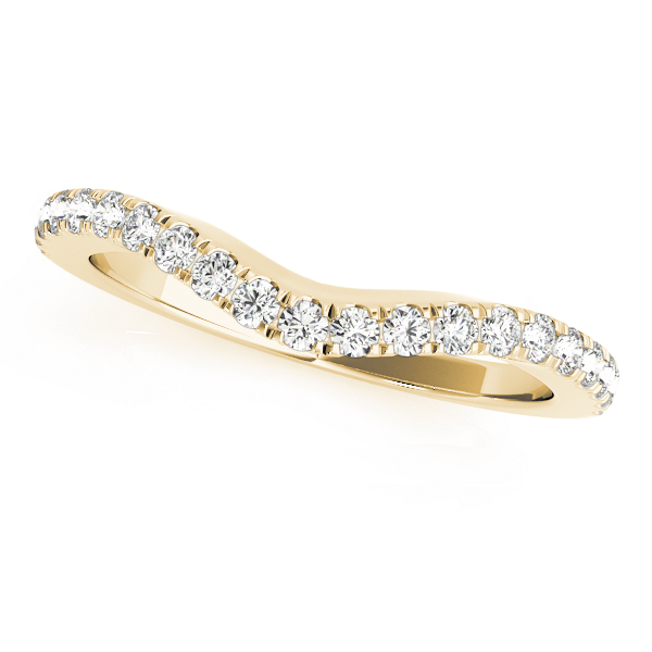 Xing Lab-Created Diamond Pave Setting Wedding Ring