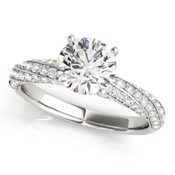 Zarya Lab-Created 4 Prong Setting Diamond Ring