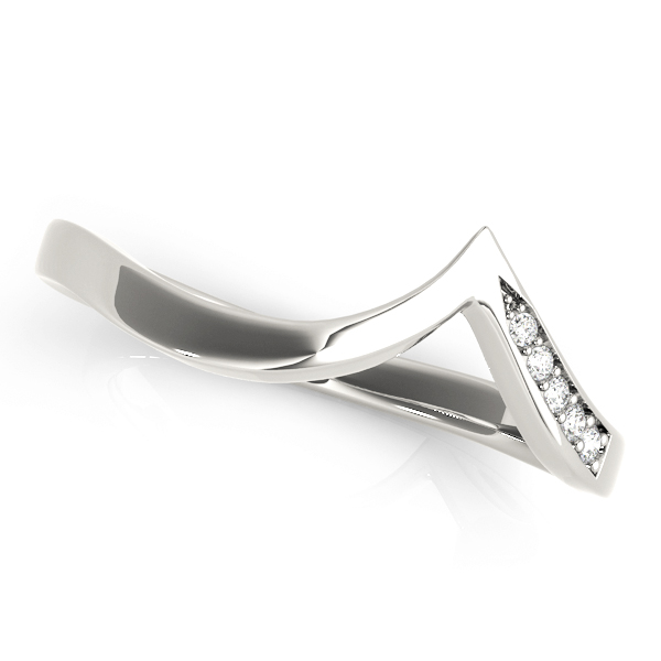 Xabier Natural Diamond White Gold Pave Setting Women's Wedding Ring