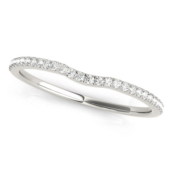 Xzavian Lab Grown Diamond Platinum Pave Setting Women's Wedding Ring