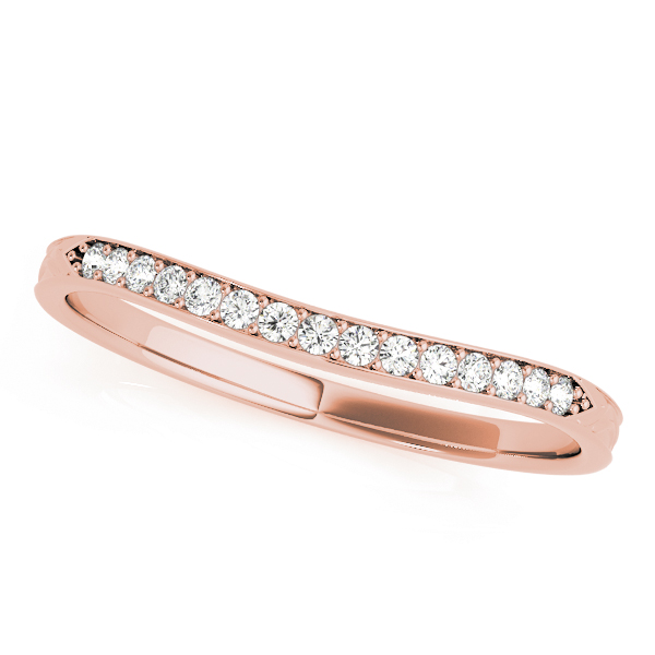 Xuan Natural Diamond Pave Setting Wedding Ring