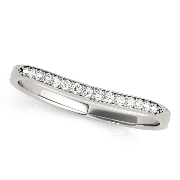 Xuan Lab Grown Diamond Platinum Pave Setting Women's Wedding Ring
