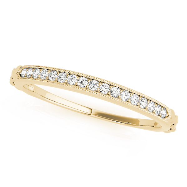 Agrippino Natural Yellow Gold Pave set  Diamond Ring