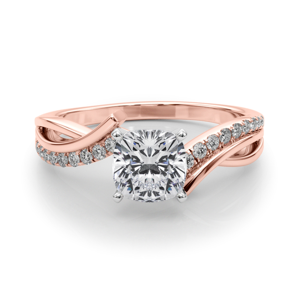 Jiolinna Lab-Created 4 Prong Set Diamond Ring