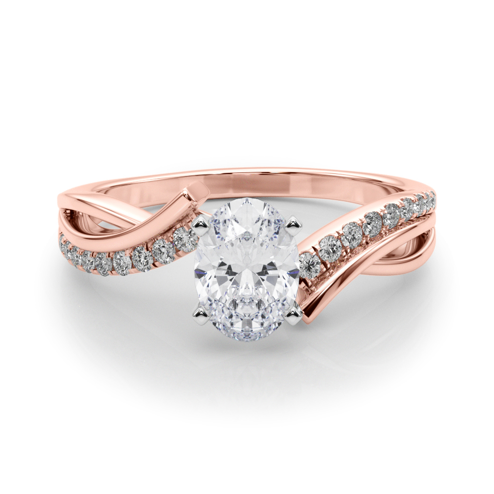 Jiolinna Lab-Created 4 Prong Set Diamond Ring
