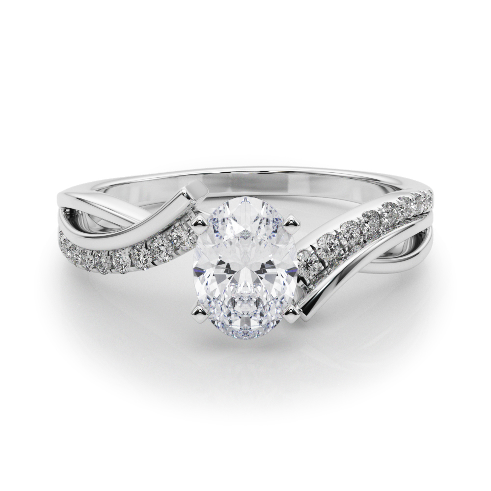 Jiolinna Lab-Created 4 Prong Set Diamond Ring