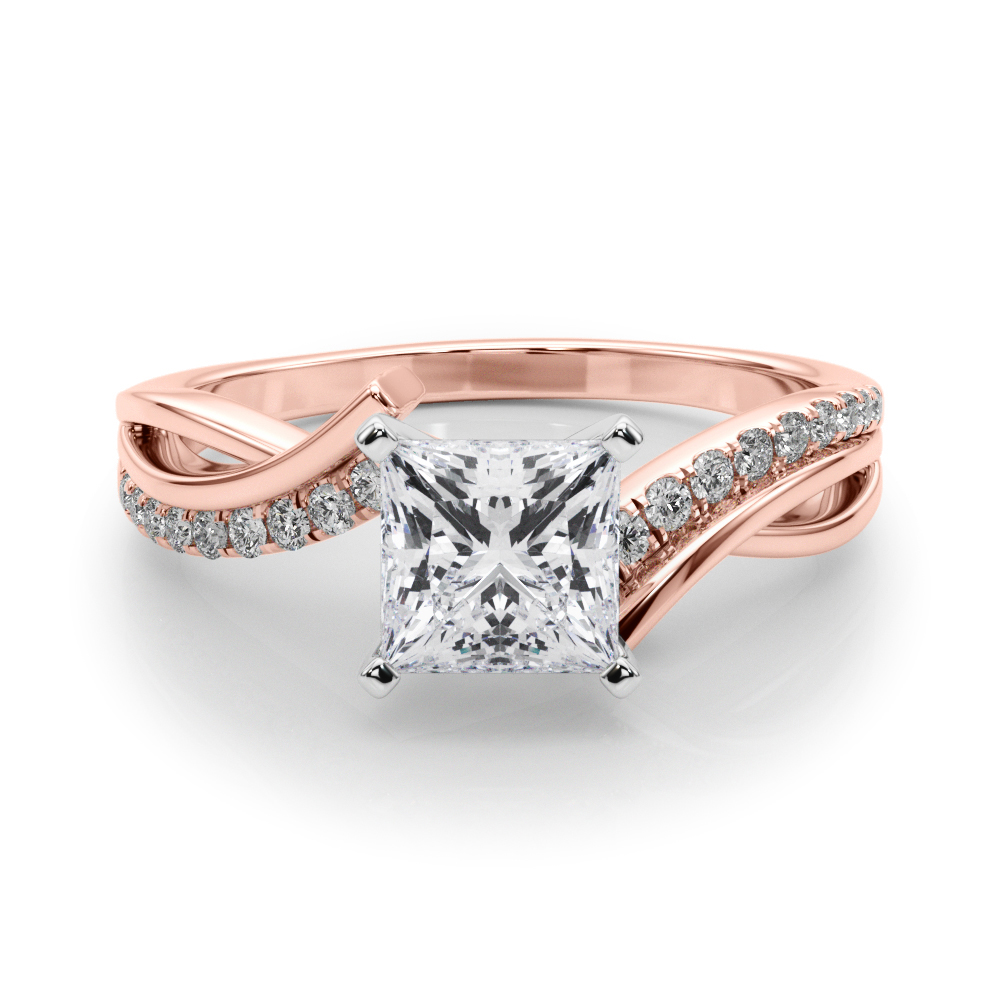 Jiolinna Lab-Created 4 Prong Set Diamond Ring