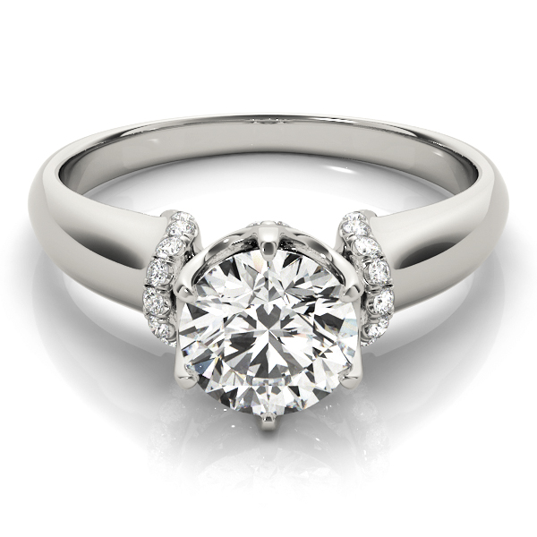 Bressitta Lab-Created 4 Prong Diamond Ring