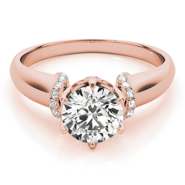 SunshineDiamonds Diamond Solitaire Diamond Rings in 9K Rose