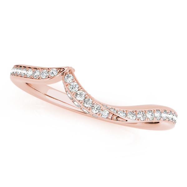 Xin Lab-Created Diamond Pave Setting Wedding Ring