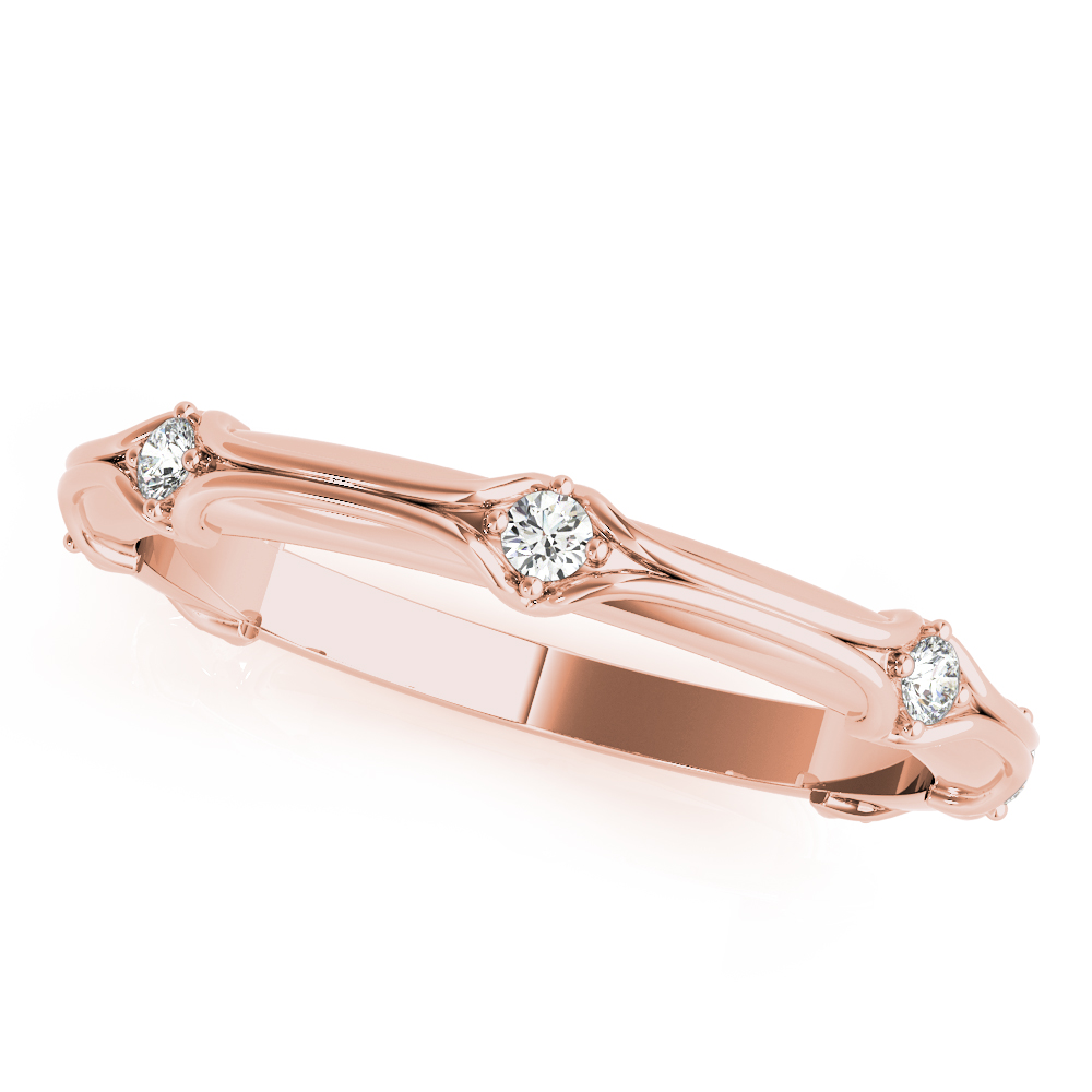 Bellita Lab Grown Diamond Rose Gold Prong set Women's Wedding Ring