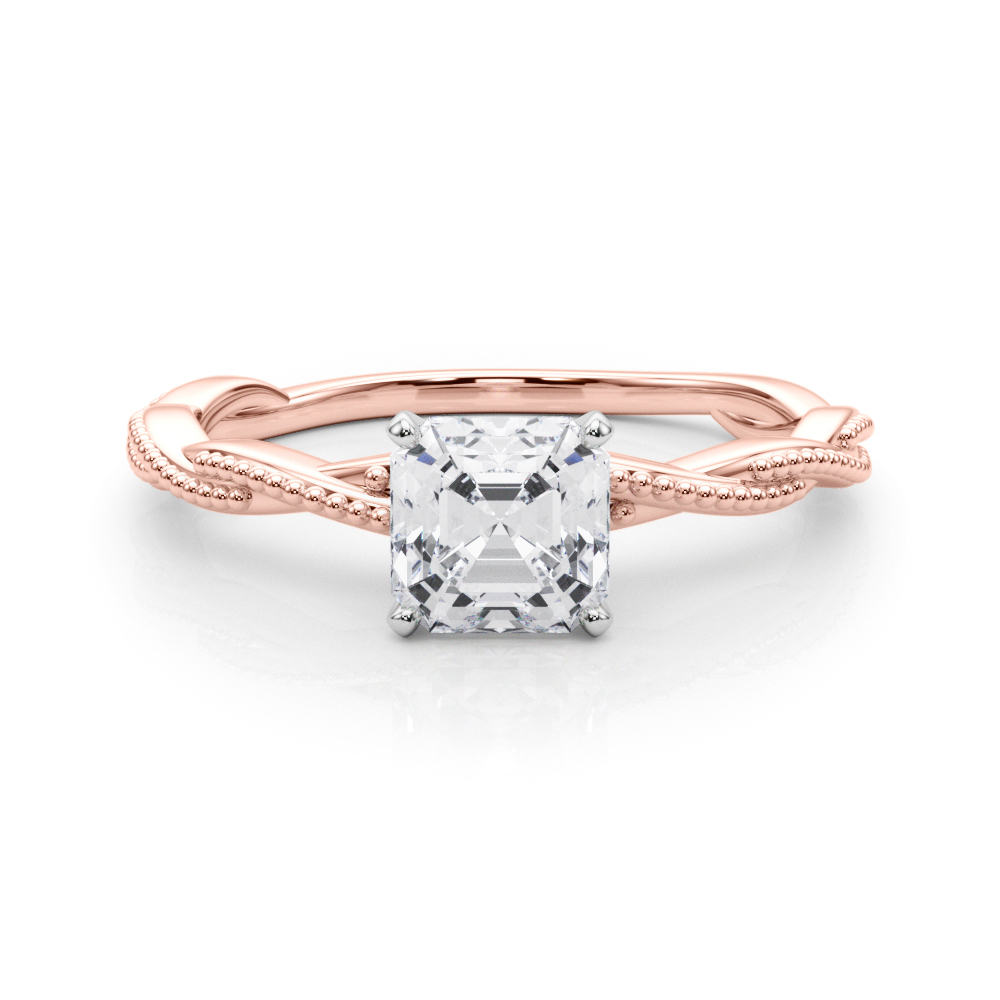 SunshineDiamonds Diamond Solitaire Diamond Rings in 9K Rose
