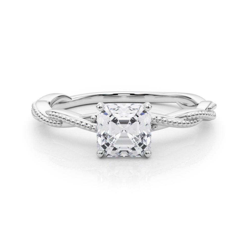 Arista Natural 4 Prong  Solitaire Diamond Ring