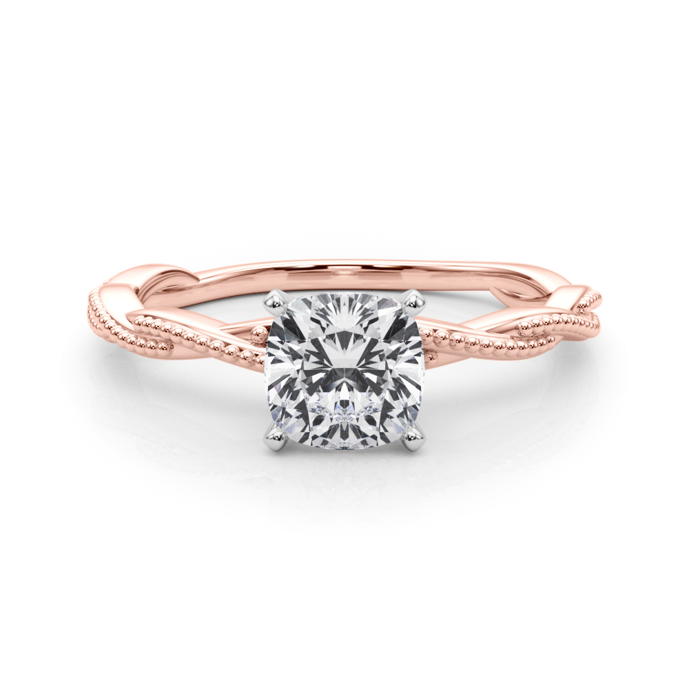 SunshineDiamonds Diamond Solitaire Diamond Rings in 9K Rose - 48