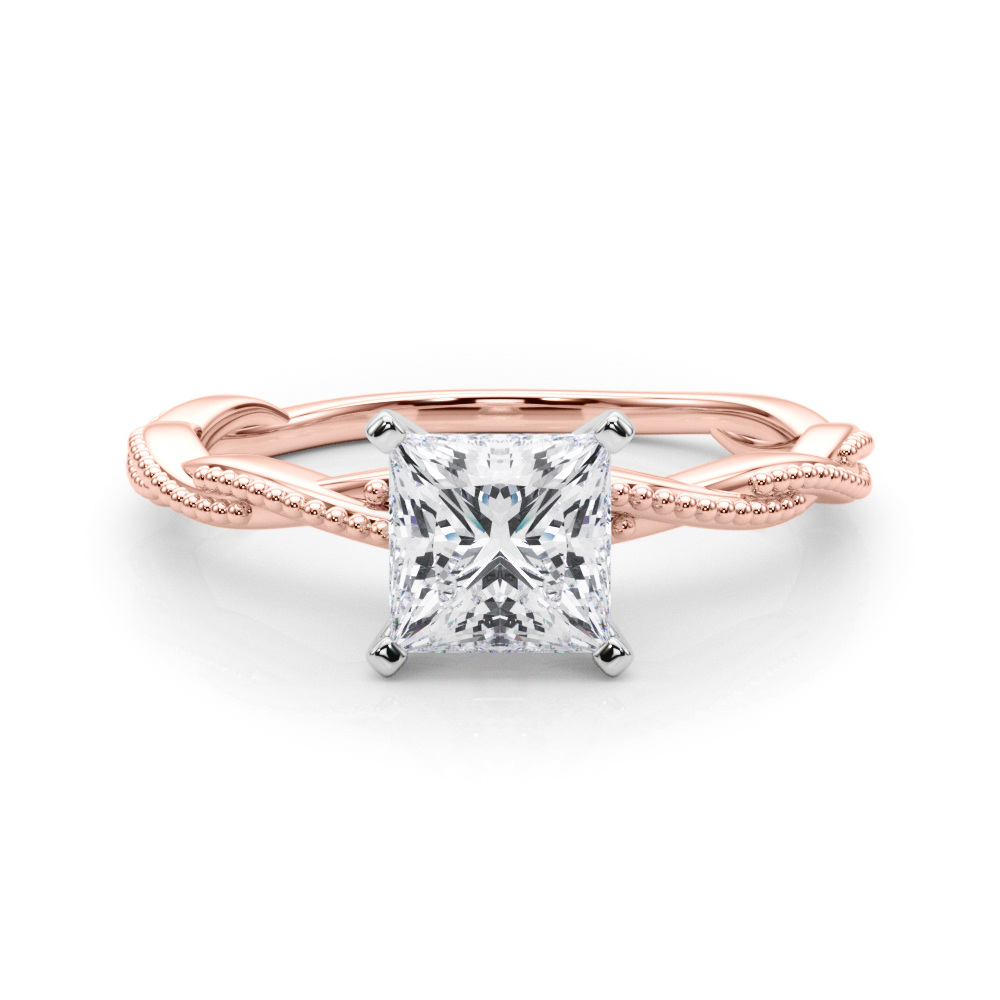 SunshineDiamonds Diamond Solitaire Diamond Rings in 9K Rose