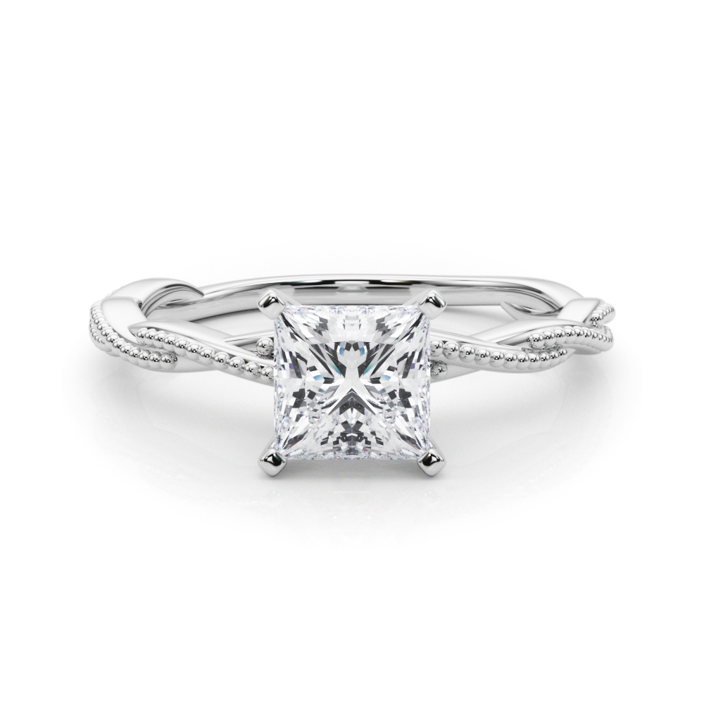 Arista Natural 4 Prong  Solitaire Diamond Ring