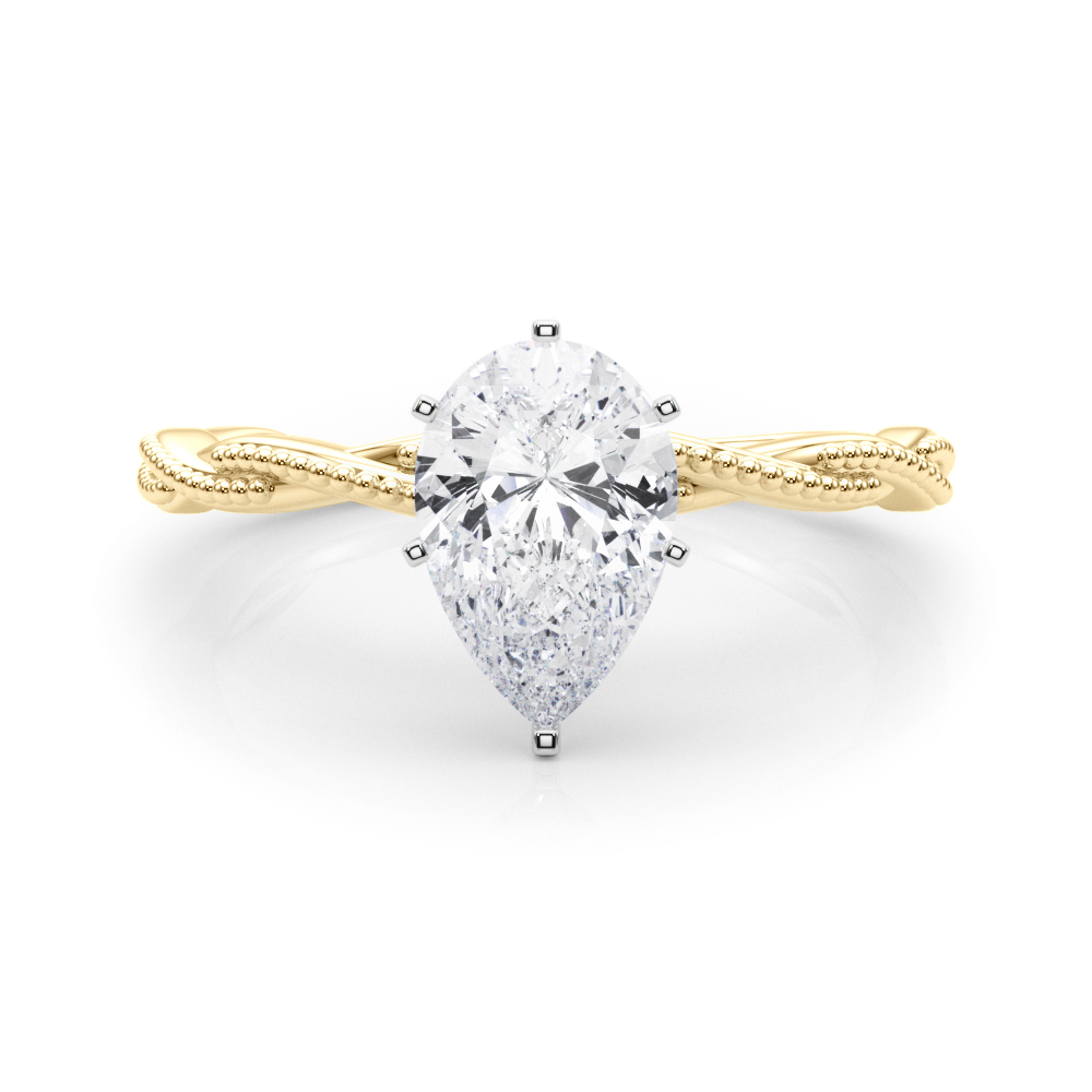 SunshineDiamonds Diamond Solitaire Diamond Rings in 9K - 106