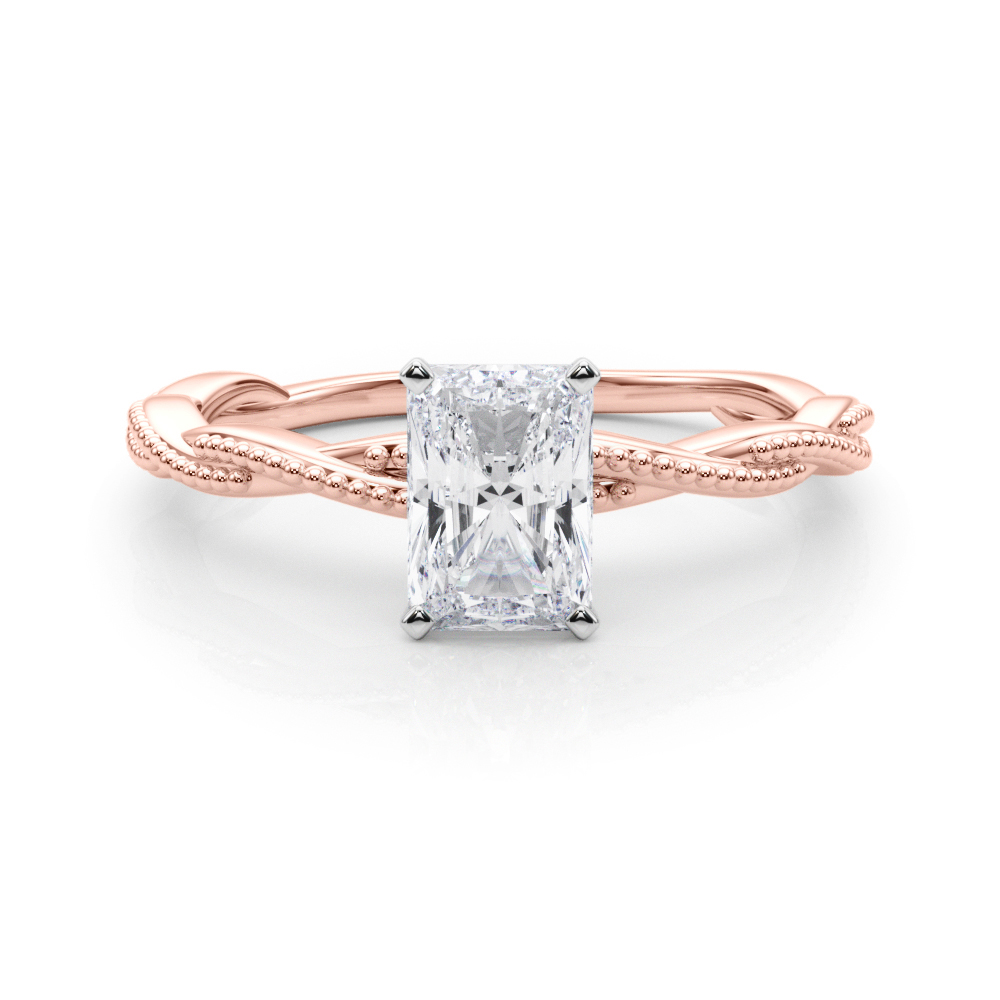 SunshineDiamonds Diamond Solitaire Diamond Rings in 9K Rose