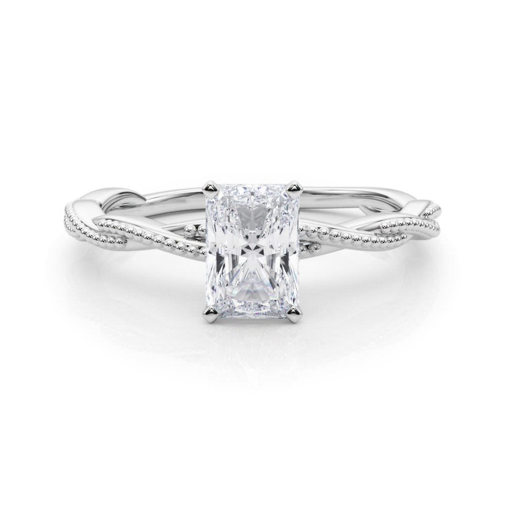 Arista Natural 4 Prong  Solitaire Diamond Ring