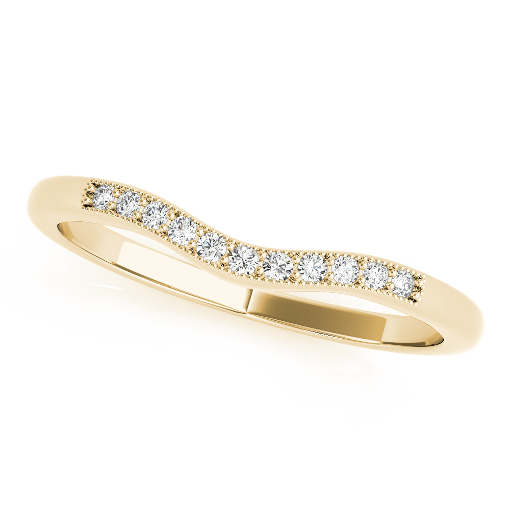 SunshineDiamonds Women's Wedding Wedding Rings in 9K Yellow Gold and 0.10 Carat Lab Grown Diamond