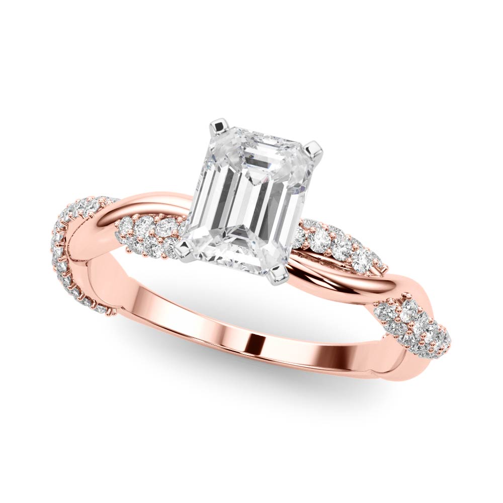 Zaiya Lab-Created 4 Prong Setting Diamond Ring