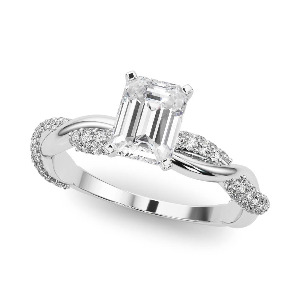 Zaiya Lab-Created 4 Prong Setting Diamond Ring