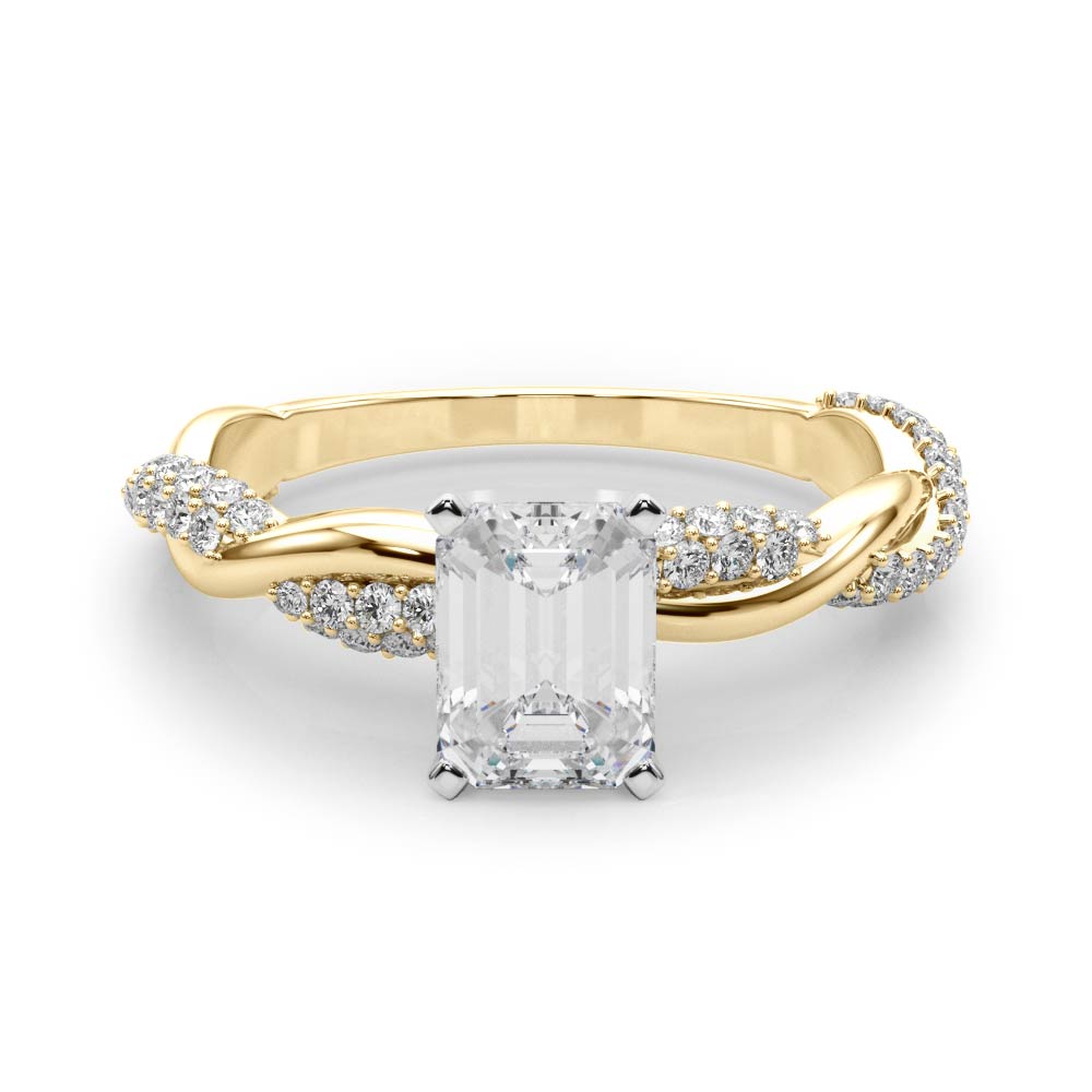 Zaiya Lab-Created 4 Prong Setting Diamond Ring