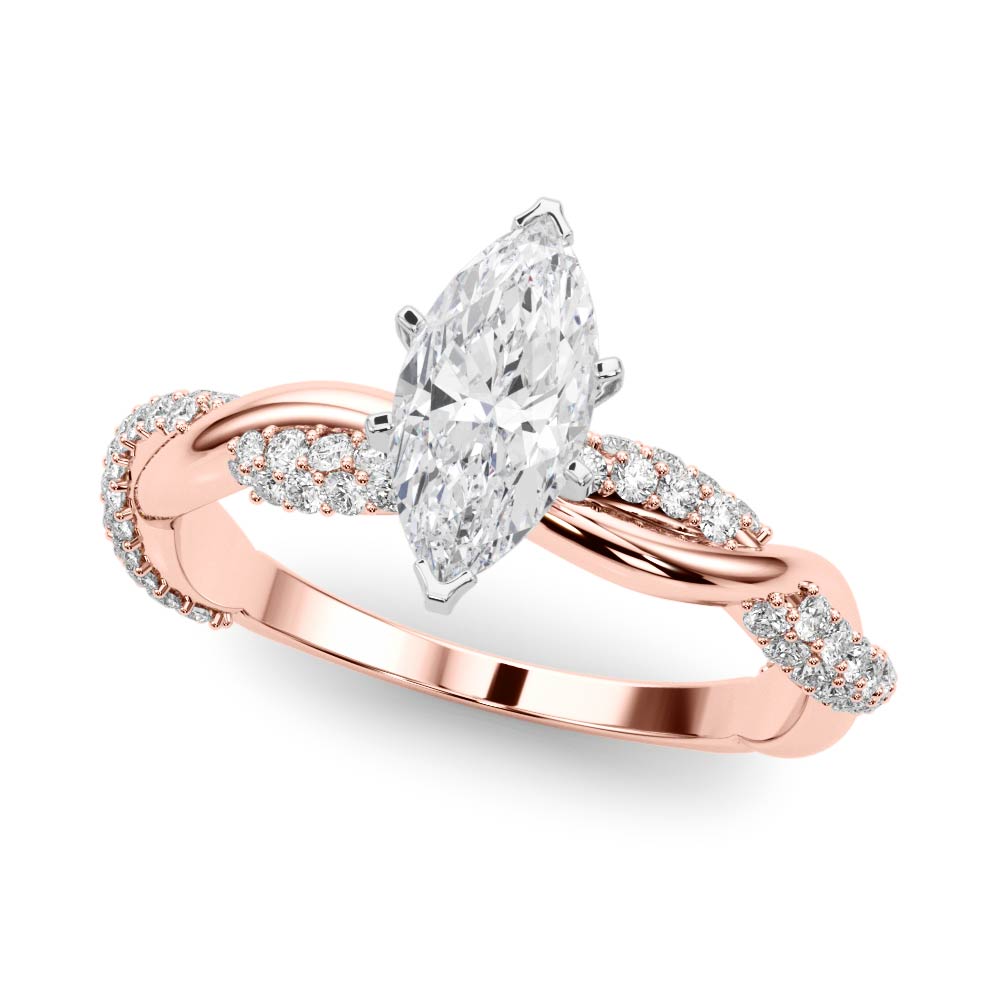 Zaeden Lab-Created 6 Prong Setting Diamond Ring