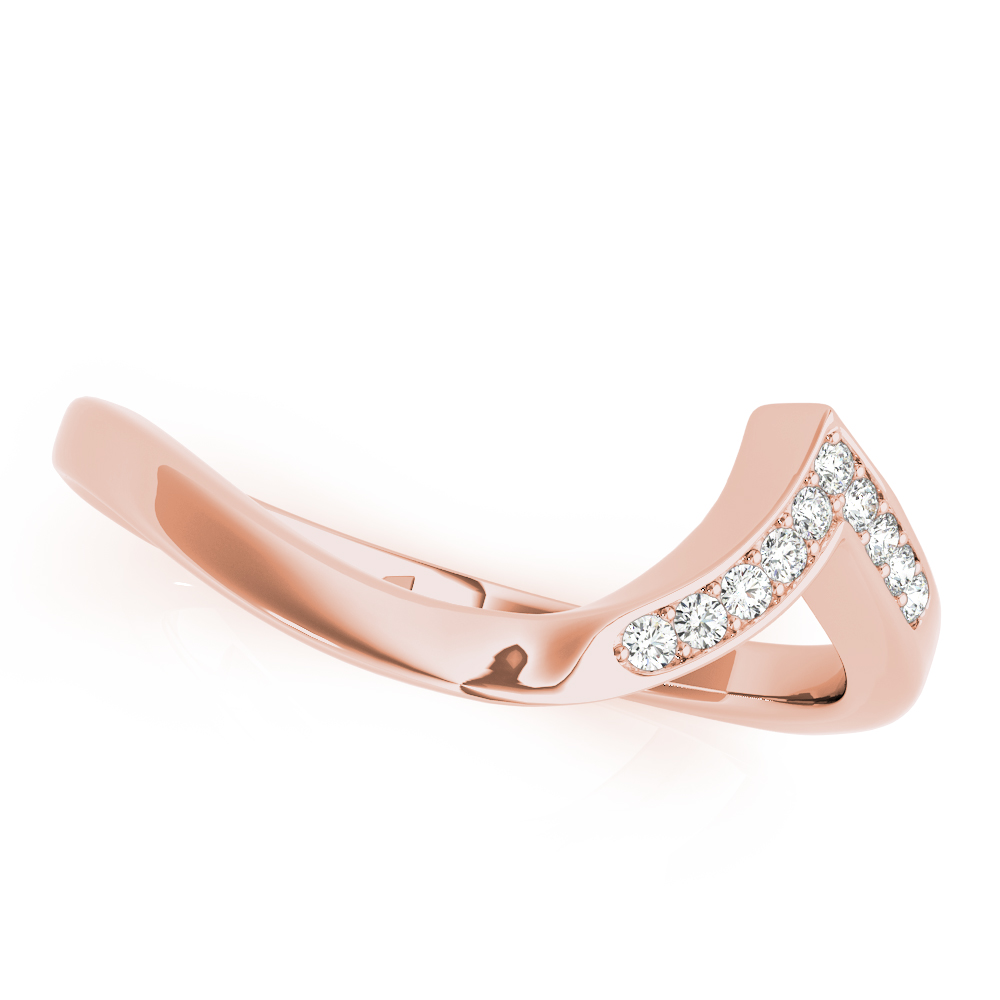 SunshineDiamonds Women's Wedding Wedding Rings in 9K Rose Gold and 0.05 Carat Lab Grown Diamond