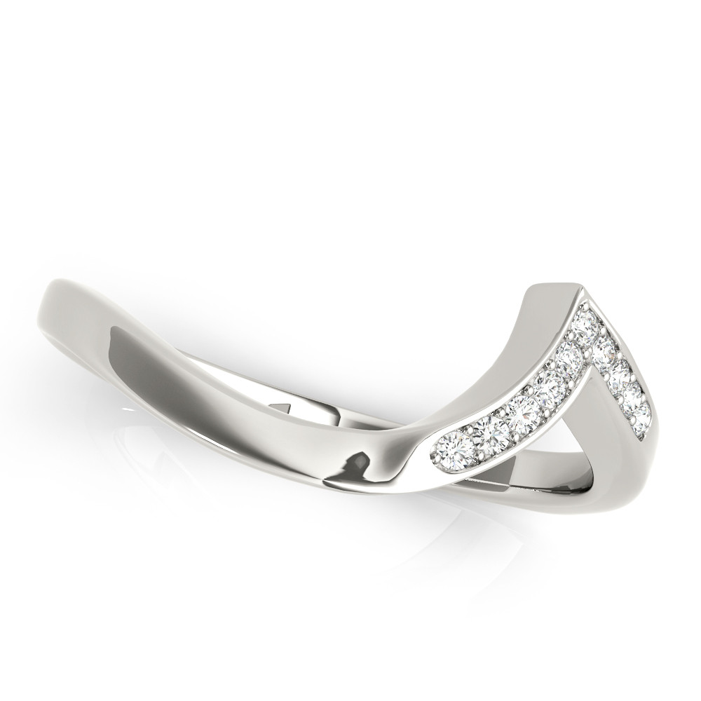 SunshineDiamonds Women's Wedding Wedding Rings in 9K White Gold and 0.05 Carat Lab Grown Diamond