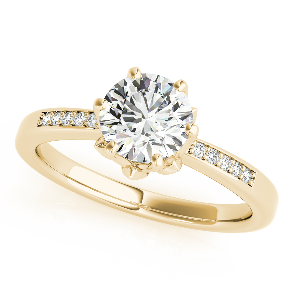 Zarina Lab-Created 4 Prong Setting Diamond Ring