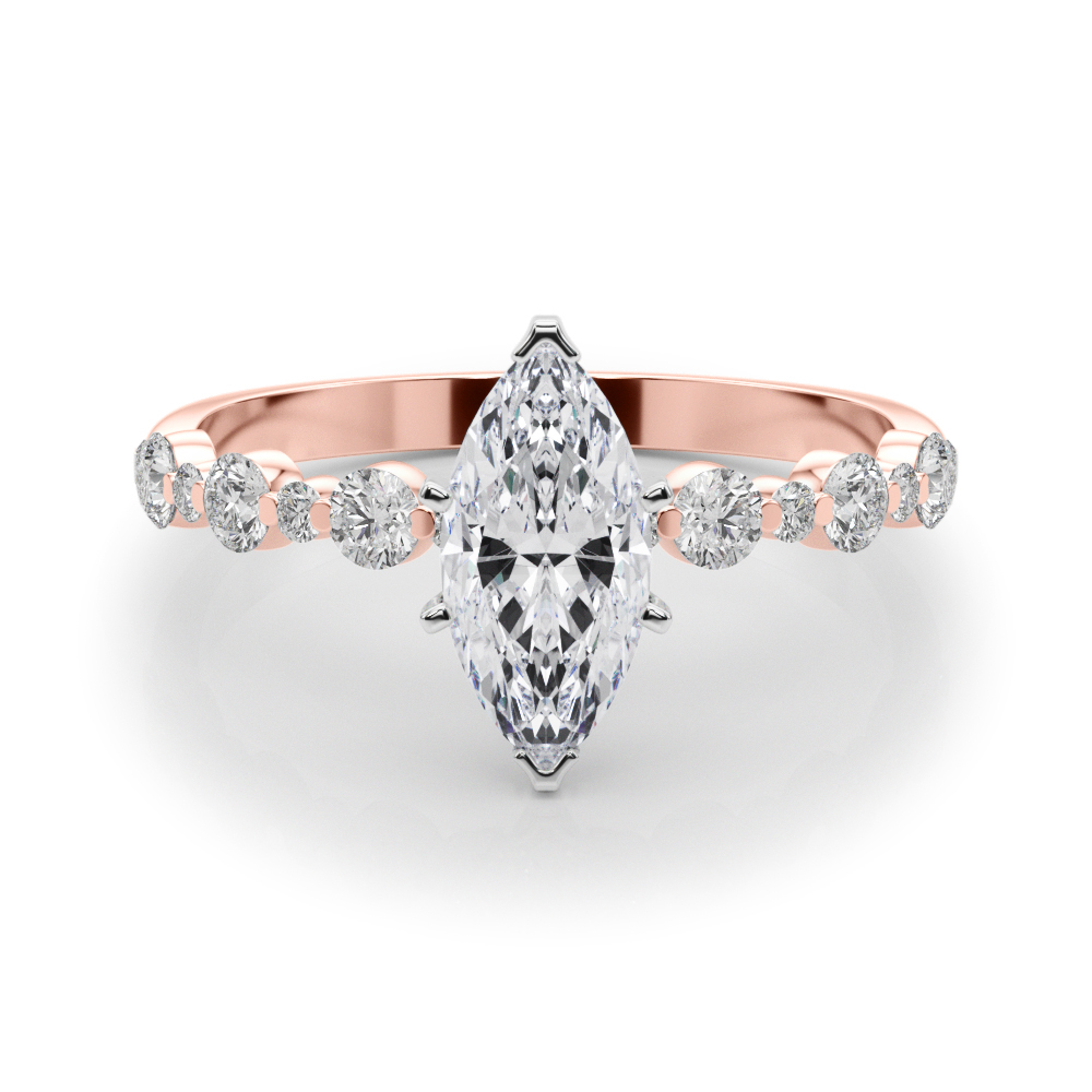 Hudsyn Natural 6 Prong Diamond Ring