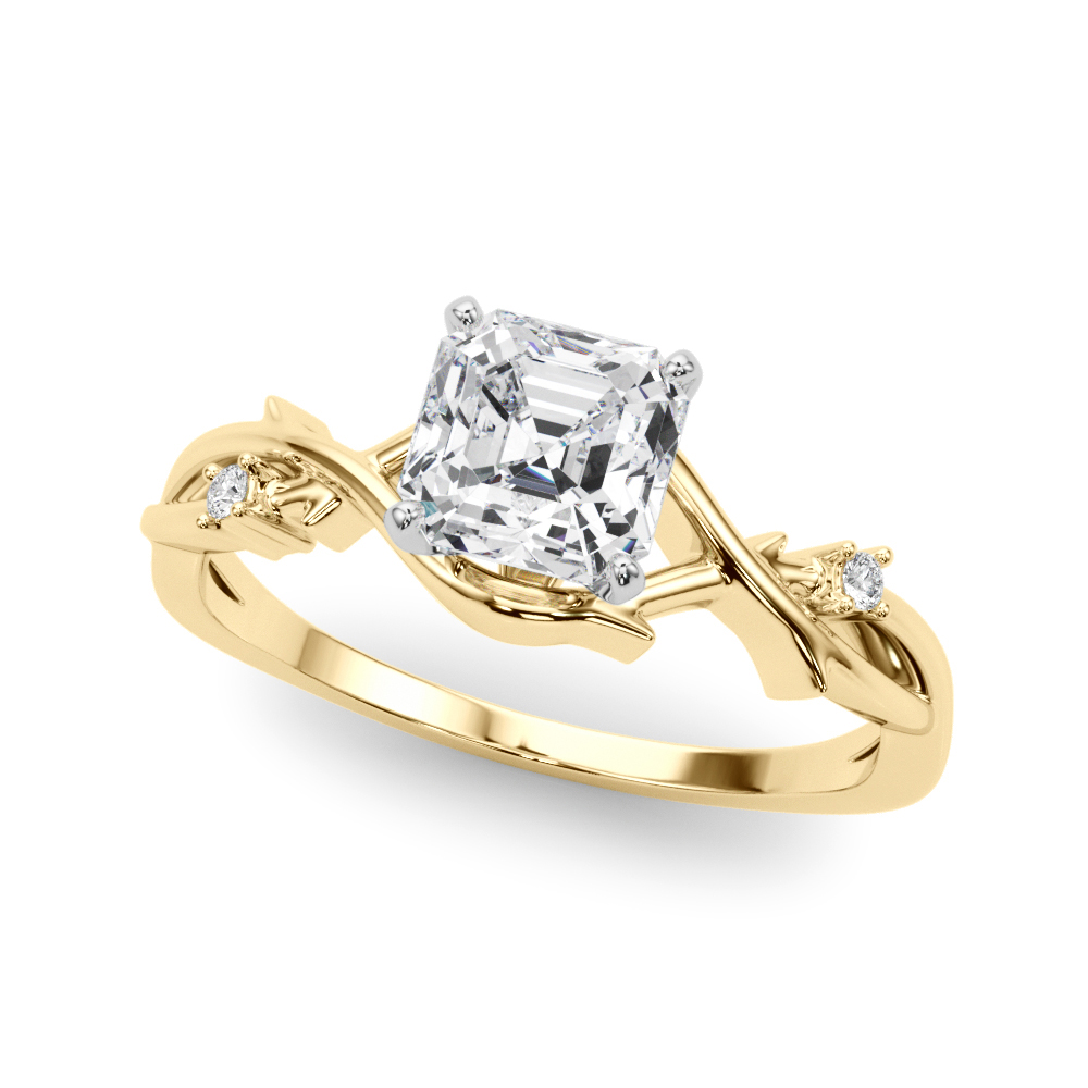Zamiah Lab-Created 4 Prong Setting Diamond Ring